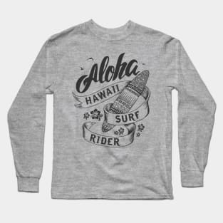 Aloha Hawaii Surfing Long Sleeve T-Shirt